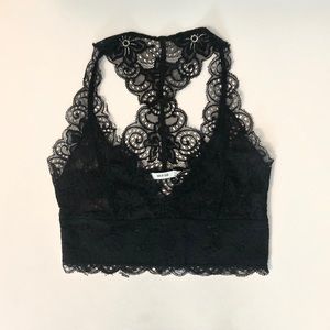 Urban Outfitters Kimchi Blue Lace Bralette | Black